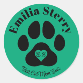 Aufkleber für individuelle Name- und Anfangsaufkle