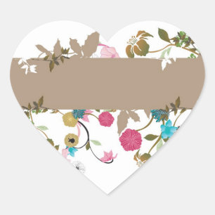 Aufkleber für japanische Blume