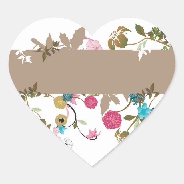 Aufkleber für japanische Blume (Vorderseite)