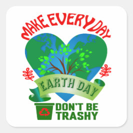 Aufkleber für jeden Tag des Earth Day
