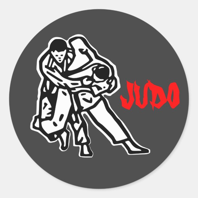 Aufkleber für Judo Harai goshi (Vorderseite)