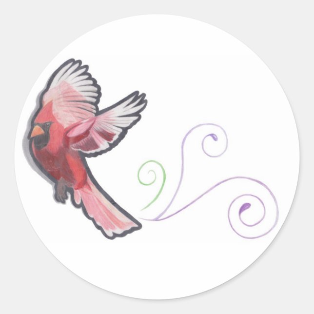 Aufkleber für Kardinäle (Vorderseite)