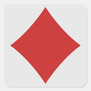 Aufkleber für Kartenspieler - Diamant