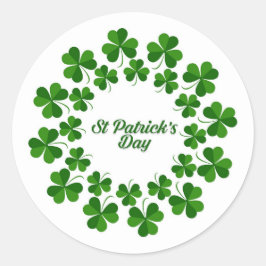 Aufkleber für Kleeblätter