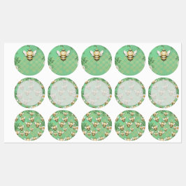 Aufkleber für kleine Bienen