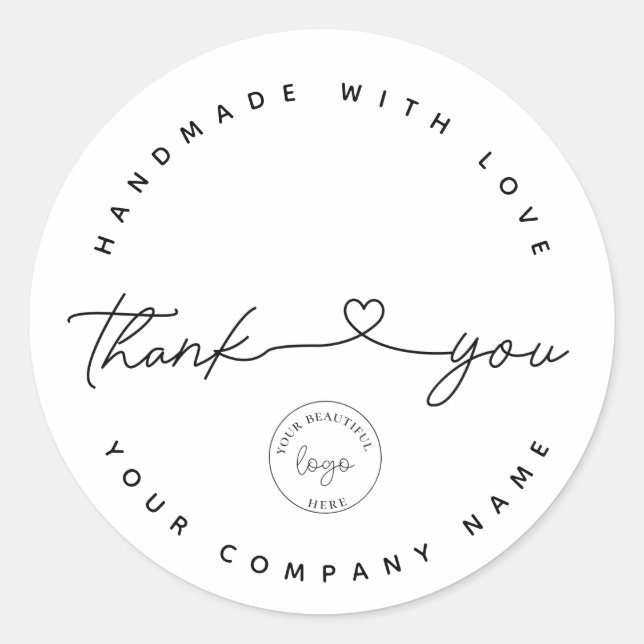 Aufkleber für kleine Unternehmen (Vorderseite)