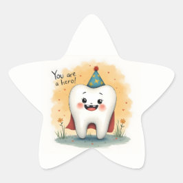 Aufkleber für kleine Zahnarztpatienten