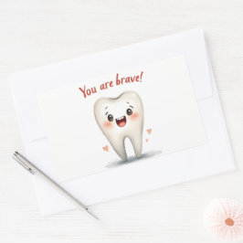 Aufkleber für kleine Zahnarztpatienten