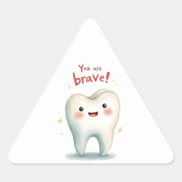 Aufkleber für kleine Zahnarztpatienten