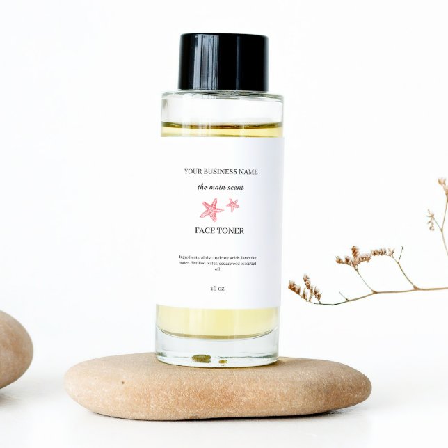 Aufkleber für Kosmetikverpackungen auf der roten K (Von Creator hochgeladen)