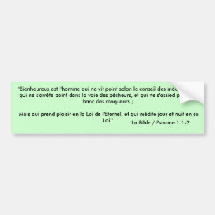 Aufkleber für Kraftfahrzeug/Bumper Sticker - Vers Autoaufkleber