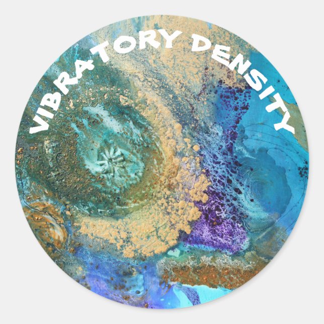 Aufkleber für kreative Frequenzen, Vibrationsdicht (Vorderseite)
