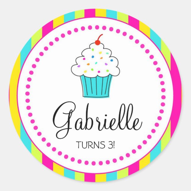 Aufkleber für Kuchen, für DYI-Kuchen (Vorderseite)