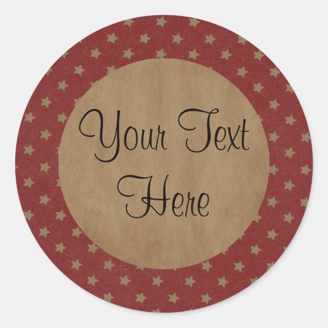 Aufkleber für kundenspezifische Stars (Vorderseite)