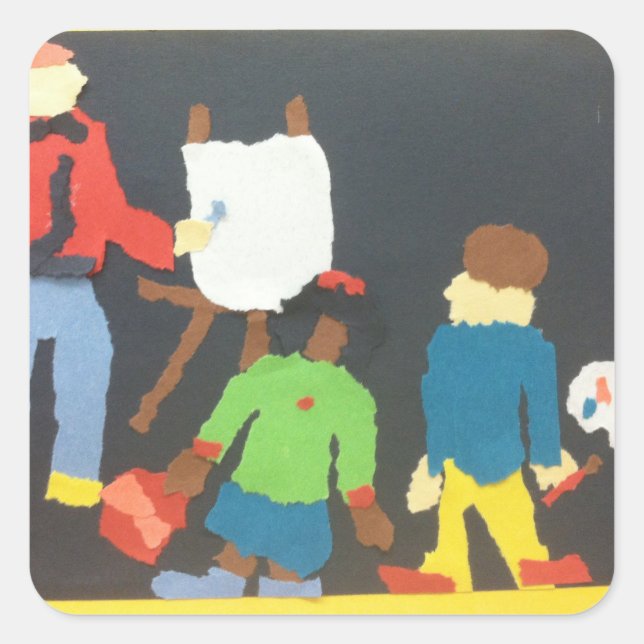 Aufkleber für Kunststudenten (Vorderseite)