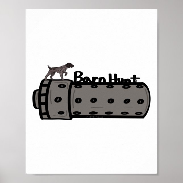 Aufkleber für Kurze Haare Poster (Vorne)