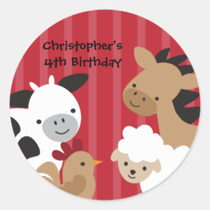 Aufkleber für Landtiere