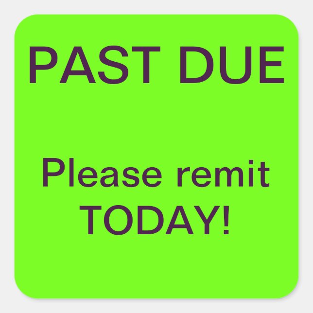 Aufkleber für letzte UE-Sammlungen (Vorderseite)