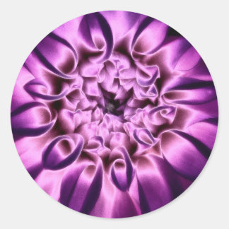 Aufkleber für lila Blume