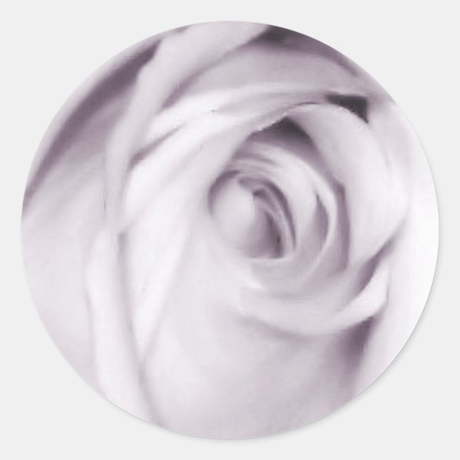 Aufkleber für lila Rose (Vorderseite)