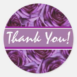 Aufkleber für lila Rose