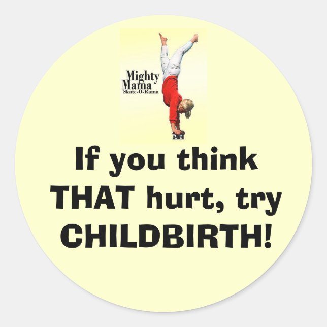 Aufkleber für Mamas auf Skateboards (Vorderseite)