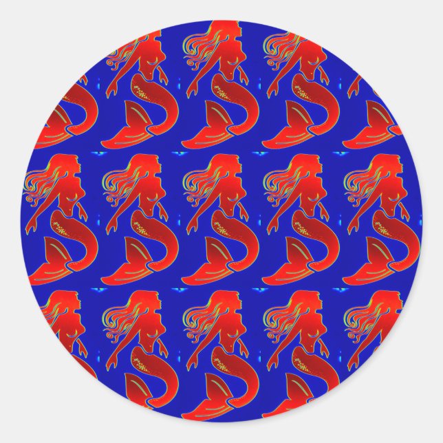 Aufkleber für Meerjungfrauen (Vorderseite)