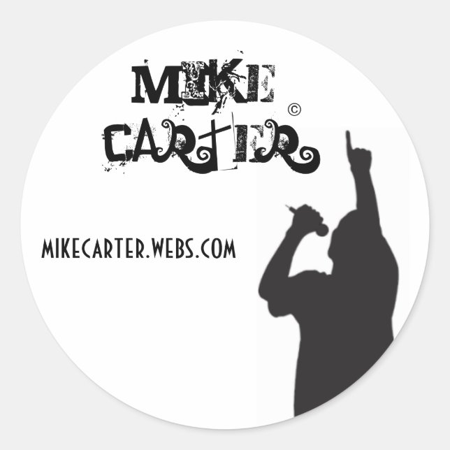 Aufkleber für Mike (Vorderseite)