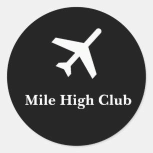 Aufkleber für Mile High Club