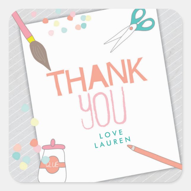 Aufkleber für moderne Kunst und Kunsthandwerk (Vorderseite)