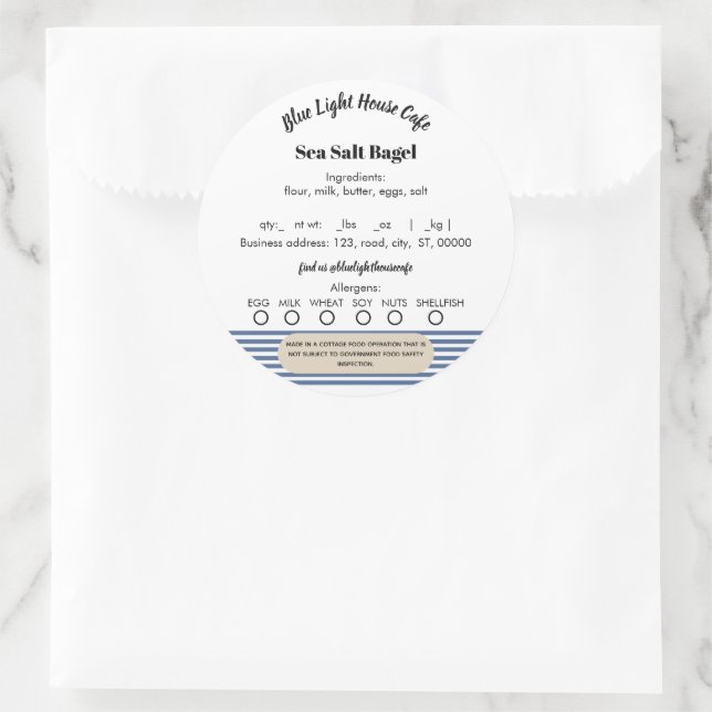 Aufkleber für moderne Retro-Hütte (Tasche)