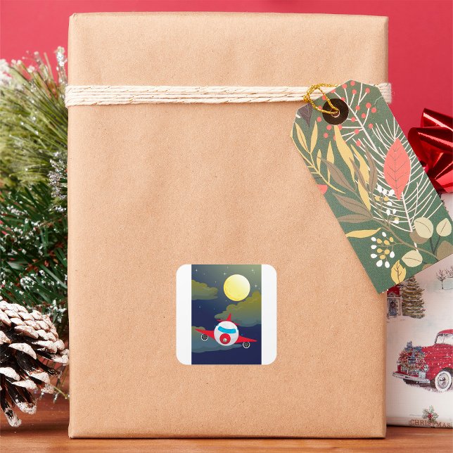 Aufkleber für Mond und Flugzeug (Von Creator hochgeladen)