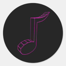 Aufkleber für Musiknote