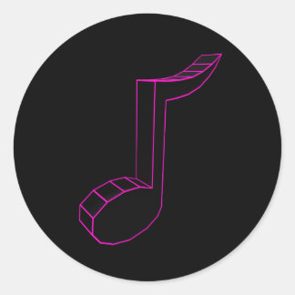 Aufkleber für Musiknote