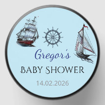 Aufkleber für Nautical Baby-Duschvorrichtung