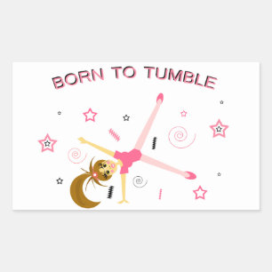 Aufkleber für niedliche Gymnastik