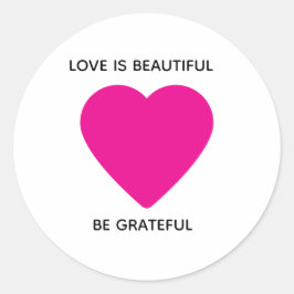 Aufkleber für Niedliche Liebe des Herzens