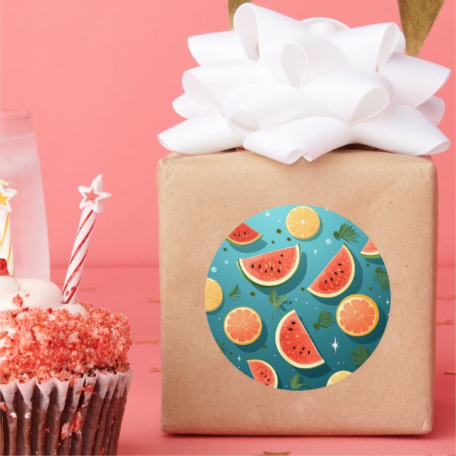 Aufkleber für niedliches Obst (Party)