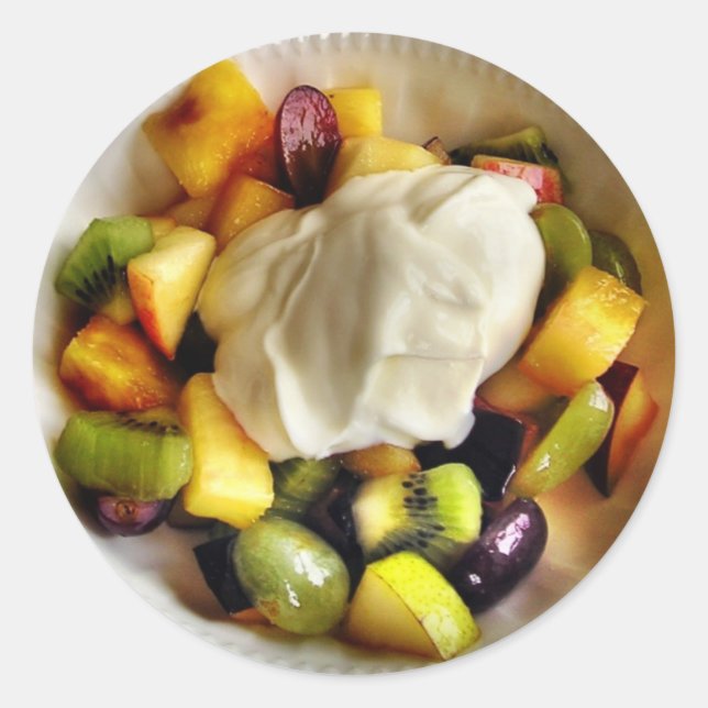 Aufkleber für Obst und Jogurt (Vorderseite)