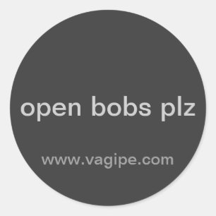 Aufkleber für offene Bobs