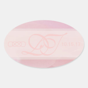 Aufkleber für orchid Blush Oval
