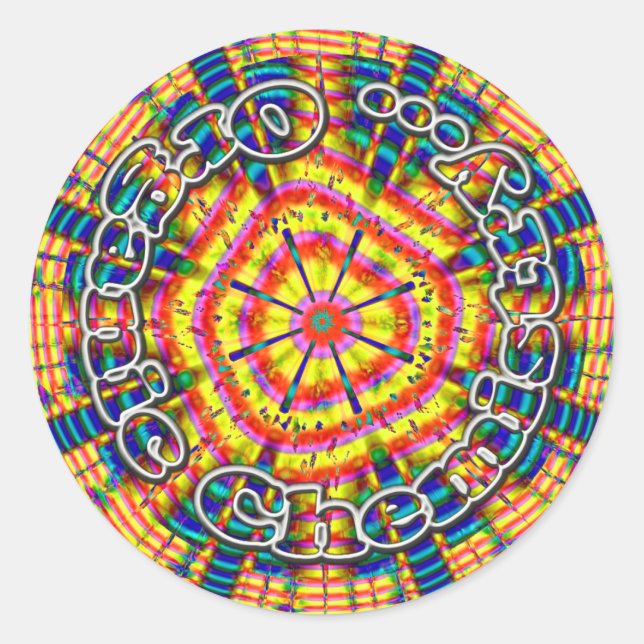 Aufkleber für organische Chemie (Vorderseite)