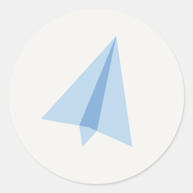 Aufkleber für Papierflugzeuge (Vorderseite)