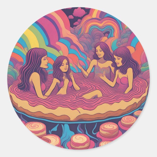 Aufkleber für Party (Vorderseite)