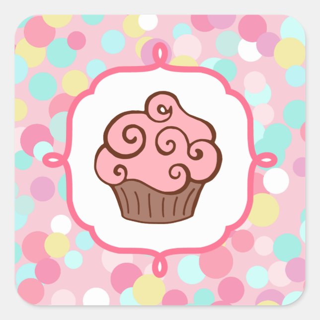 Aufkleber für Pastellrosa (Vorderseite)