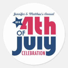 Aufkleber für personalisierte Amerikanische Unabhä