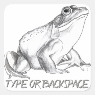 Aufkleber für Personalisierte Bullfrog Art Sticker