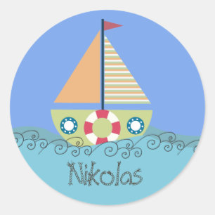 Aufkleber für Personalisierte Geburtsname