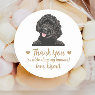 Aufkleber für personalisierte Hunde-Gastgeschenk H