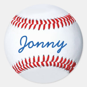 Aufkleber für personalisiertes Baseball-Foto